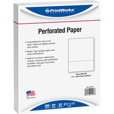Printworks Pre-Perforated Paper