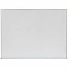 Universal Dry Erase Board - 48" (4 ft) Width x 36" (3 ft) Height - White Melamine Surface - Anodized Aluminum Frame - 1 Each
