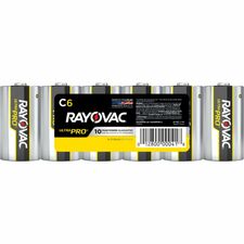 Rayovac Ultra Pro alkaline C batteries 6 pack