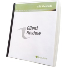 GBC Slide n Bind Letter Report Cover