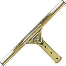 Unger 12 inch GoldenClip Brass Squeegee