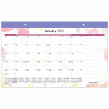 At-A-Glance Watercolors Desk Pad Calendar