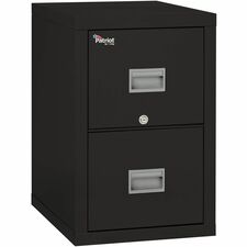 FireKing Patriot Series 2-Drawer Vertical Files Black