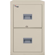 FireKing Patriot Series 2-Drawer Vertical Files Parchment