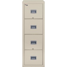 FireKing Patriot Series 4-Drawer Vertical Fire Files Parchment