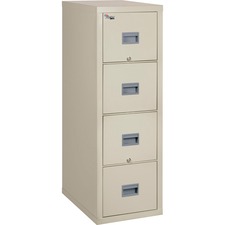 FireKing Patriot Series 4-Drawer Vertical Fire Files Parchment