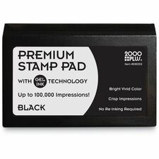 COSCO 2000 Plus Replacement Ink Pad - Black Ink - 1 Each