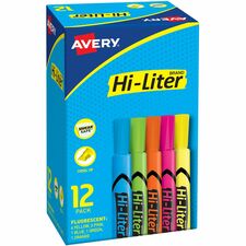 Avery Hi-Liter Desk-Style Highlighters