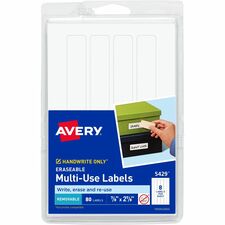 Avery Erasable Multi-Use Labels