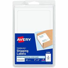 Avery TrueBlock Permanent Shipping Labels