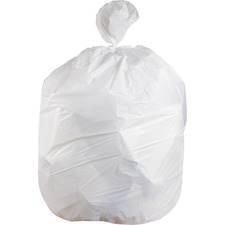 Heritage .5mil LLD Extra Heavy Can Liners - 16 gal Capacity - 32" Length x 24" Width x 0.50 mil (13 Micron) Thickness - Low Density - White - Linear Low-Density Polyethylene (LLDPE) - Can, Waste Disposal - 1 Carton