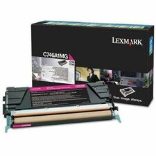 Lexmark Original Standard Yield Laser Toner Cartridge - Magenta