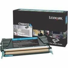 Lexmark Original High Yield Laser Toner Cartridge - Cyan