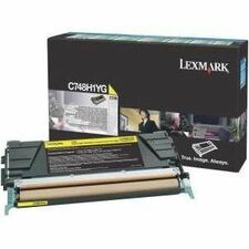 Lexmark Original High Yield Laser Toner Cartridge - Yellow - 1 Each - 10000 Pages