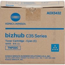 Konica Minolta Original Laser Toner Cartridge - Cyan - 1 Each - 4600 Pages
