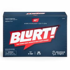 Educational Insights Blurt Word Race Game - Word - Strategy - 3 to 12 Players - 1 Each