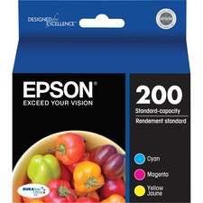 Epson DURABrite Ultra 200 Original Inkjet Ink Cartridge Cyan Magenta Yellow