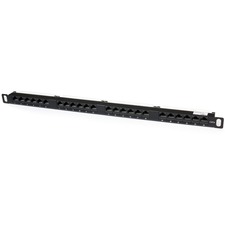 StarTech.com 24 Port 0.5U Cat5e Patch Panel