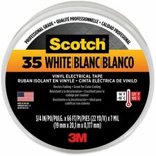 Scotch Insulating Tape White 22 yd x 0.75 inch