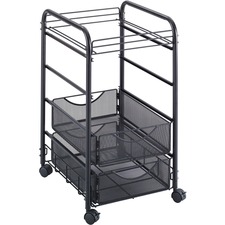 Safco Onyx mesh open file with drawers