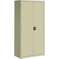 Lorell Fortress Series Storage Cabinet putty steel 72 inch LLR41307