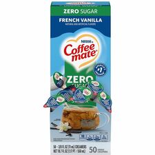Coffee mate Zero-Sugar French Vanilla Nondairy Liquid Creamer Singles