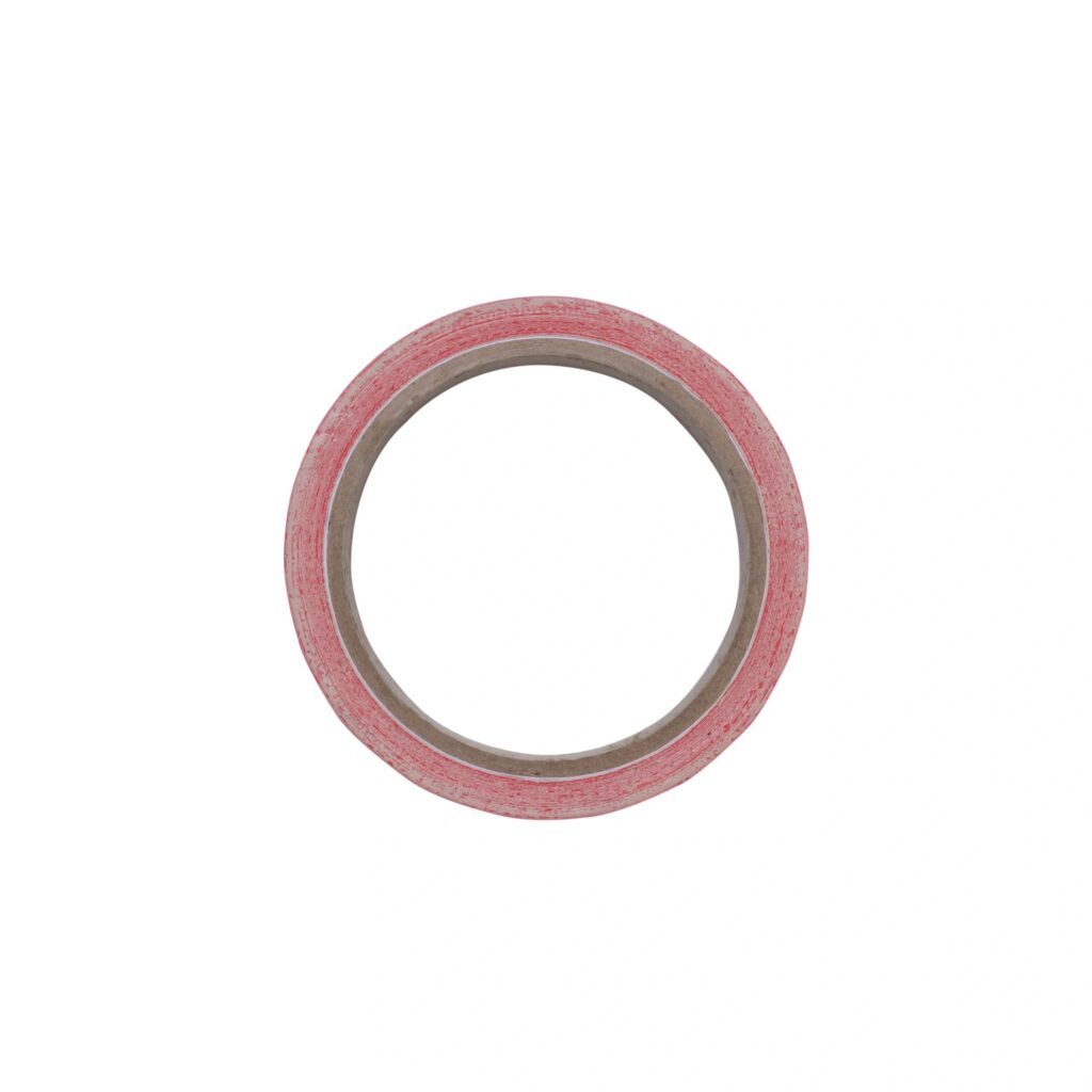 Top view of a roll of adhesive tape