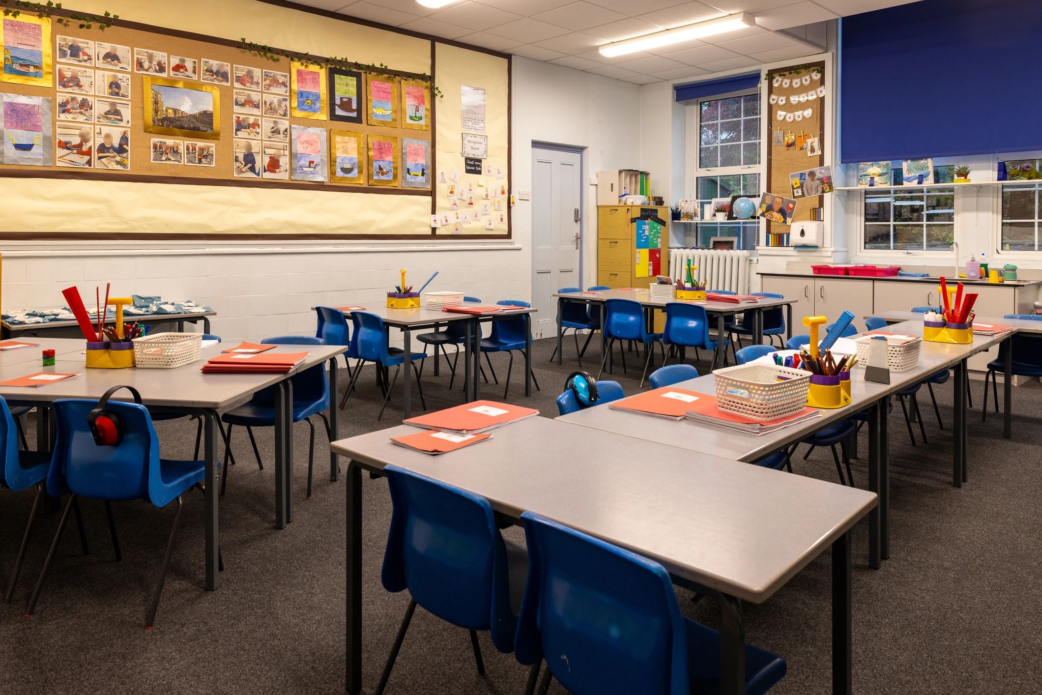 Classroom Ready for the Arrival of Students